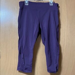 lululemon athletica Deep Purple Capri Leggings